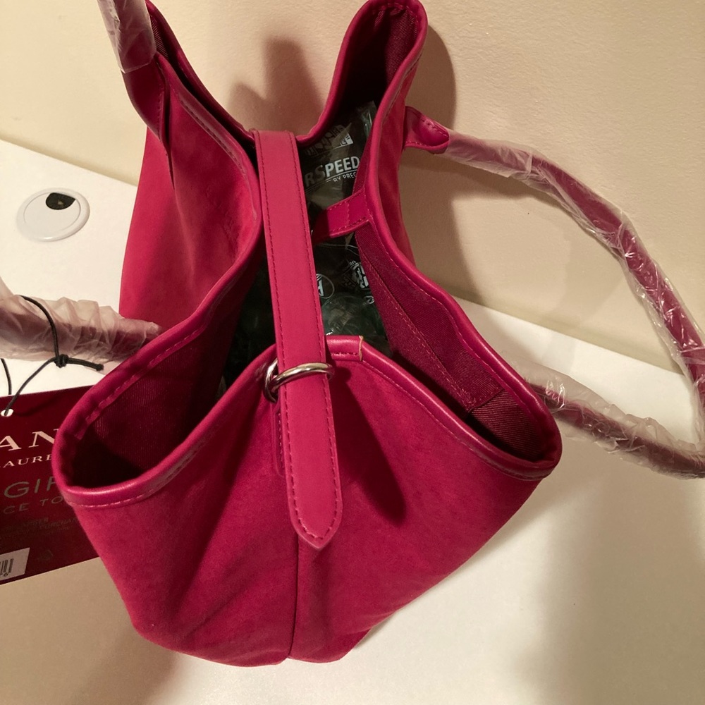 Beautiful Ralph Lauren Large Red Tote Romantic Collection - Picture 7 of 8